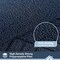 Non-Slip Kitchen Runner Rug 24"x71" – Absorbent, Machine Washable, Navy Blue Floor Mat